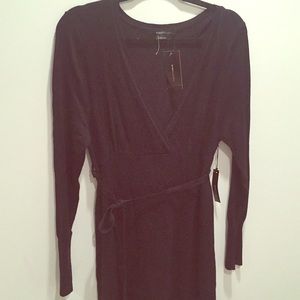 BCBG black sweater dress